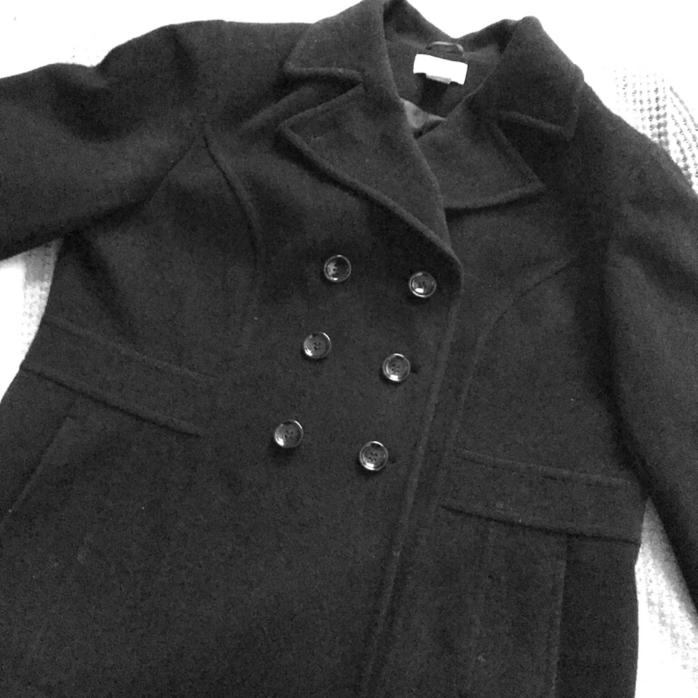 St John’s Double Breasted Wool-Cashmere Peacoat